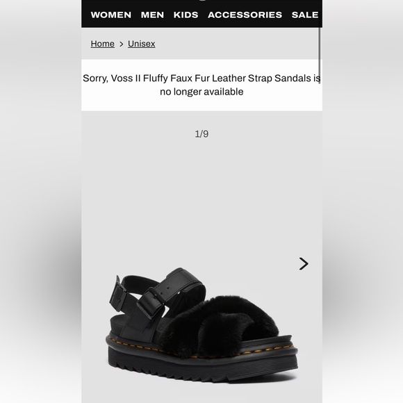 BRAND NEW Voss Il Fluffy Faux Fur Leather Strap Sandals Sz US 11 - Picture 4 of 6